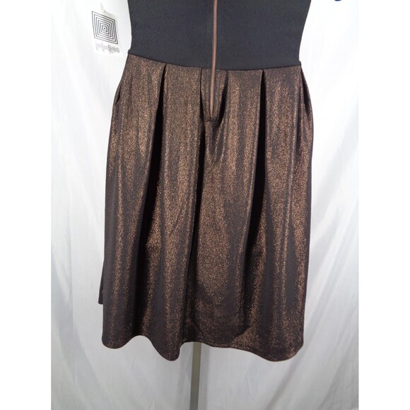 LuLaRoe Elegant Amelia Black Bronze Rose Gold Shimmer Size Medium New - Picture 8 of 14